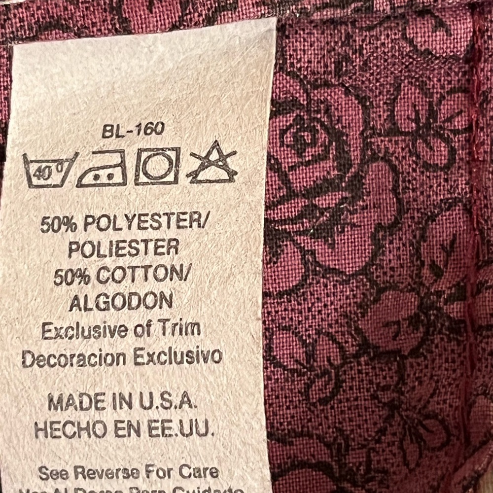 Vintage shower curtain/ Firm Price - Picture 8 of 16